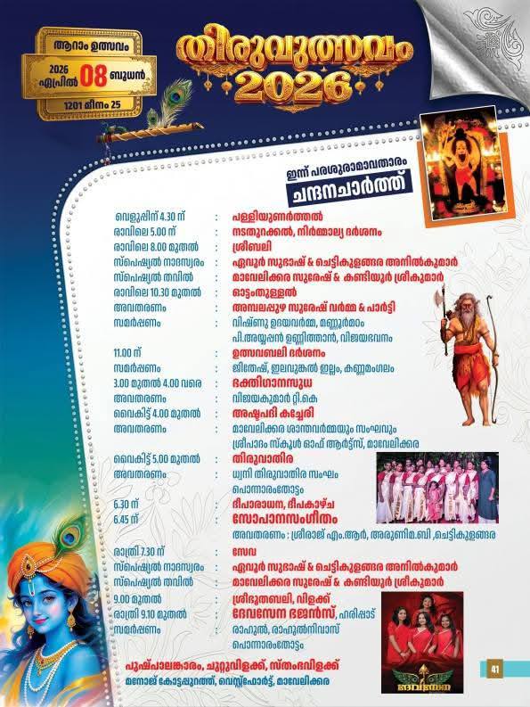 Alappuzha Sree Krishna Temple Kerala pooja rituals scene