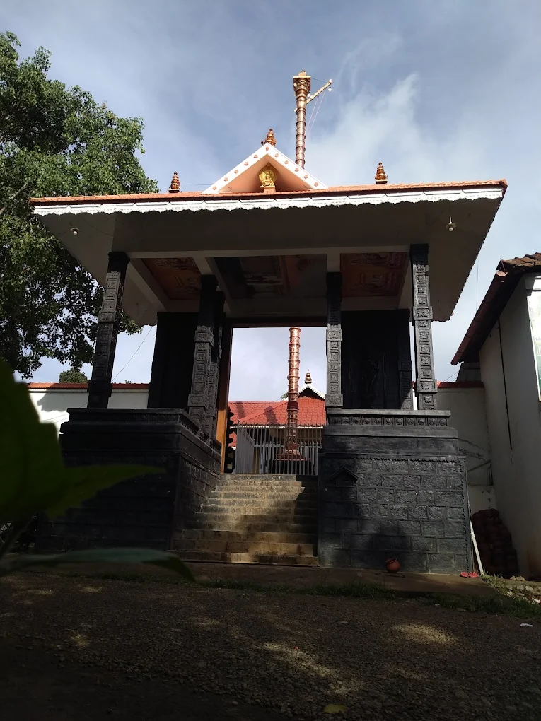 Kombayarkavu Sree Durga Devi Temple Idukki front view Kerala traditional architecture