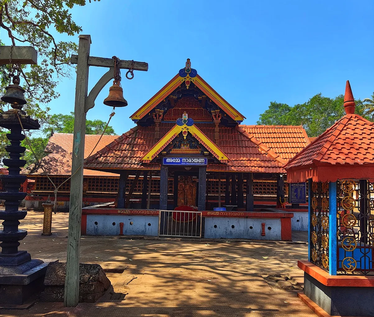 Pattazhy Devi Temple Kollam sacred shrine view