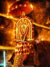 Thirumullavaram Sree Maha Vishnu Temple decorated for Thiruvonam festival