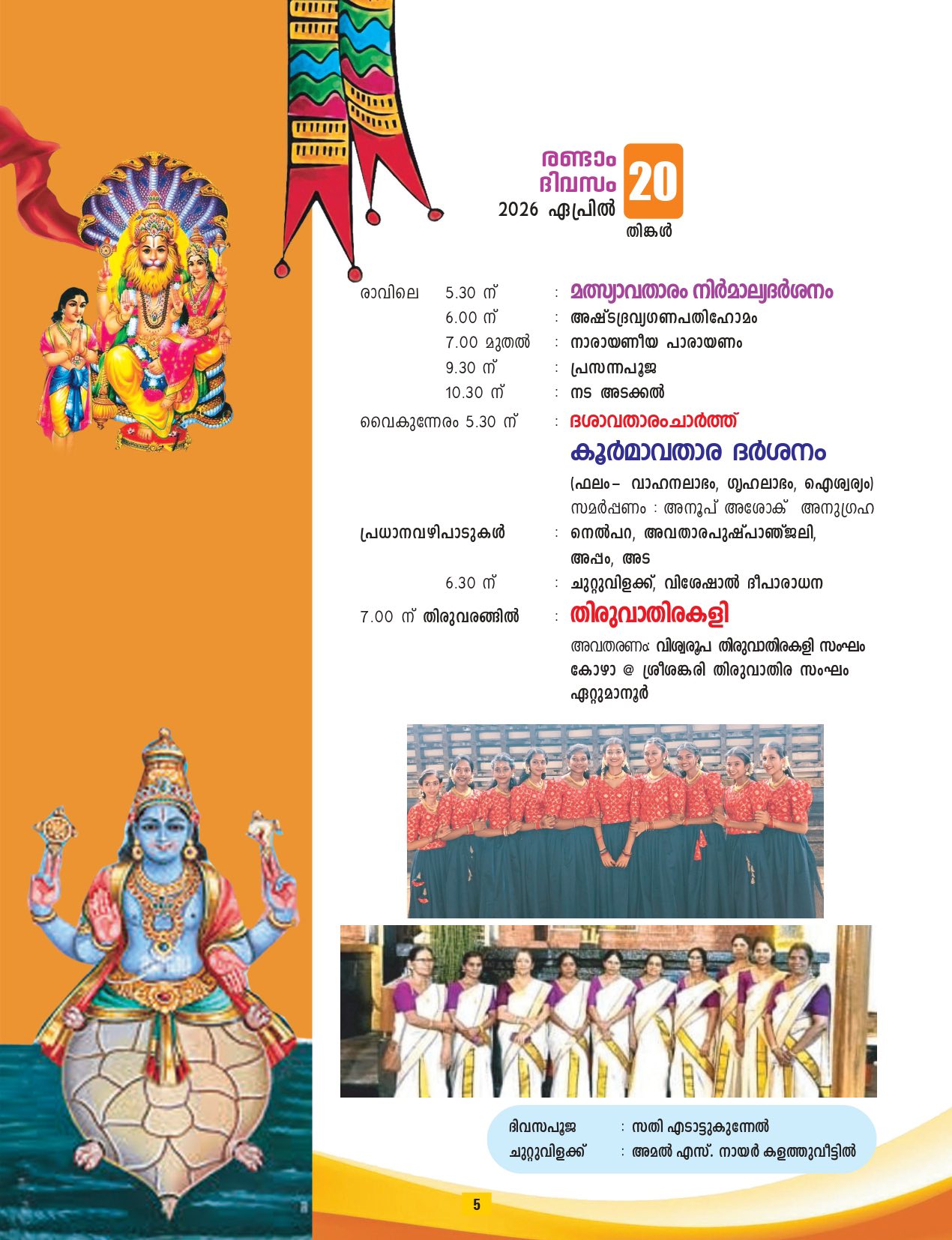Narasimha Jayanthi pooja rituals Kerala temple