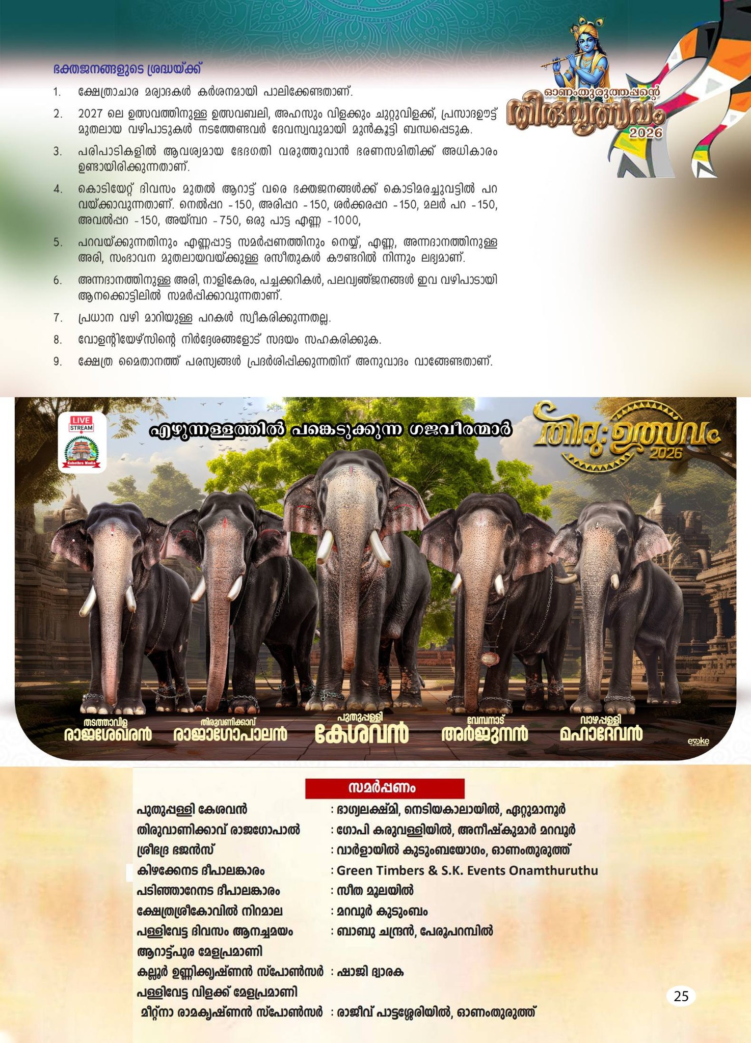 Temple festival Kerala divine celebrations