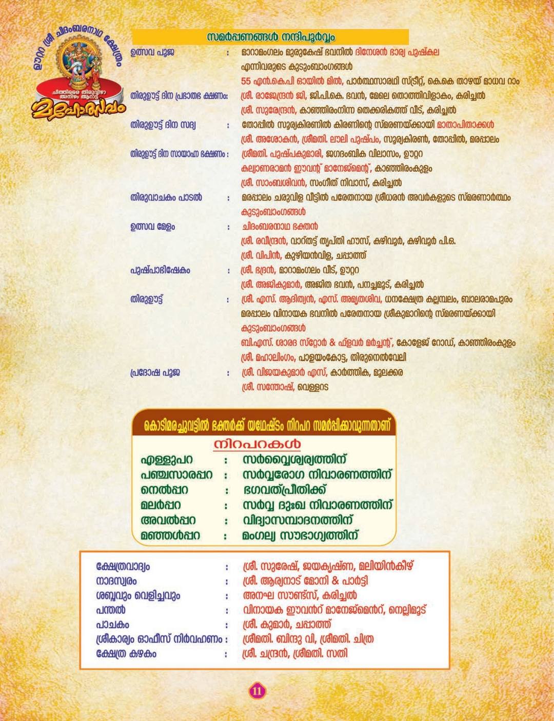 Spiritual discourse Kerala temple festival