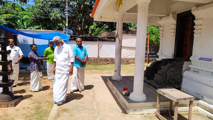 Famous Durga temple Singarathoppu Trivandrum Kerala heritage site
