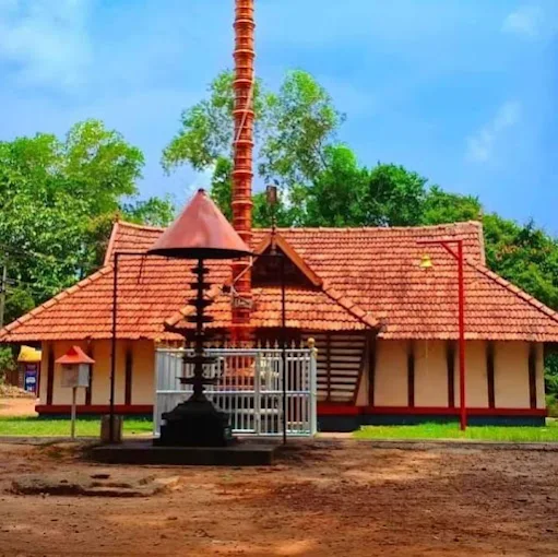 Thiru Vadakottukavu Sree Dharma Sastha Temple Trivandrum Kerala entrance view